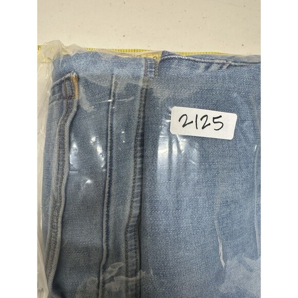 G Star Raw Jeans Men 32x32 D Staq Slim Button Fly Faded Light Blue Stretch Denim - Picture 12 of 12